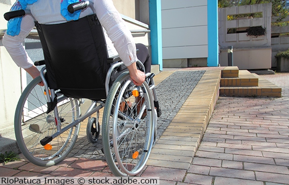 Person in a wheelchair