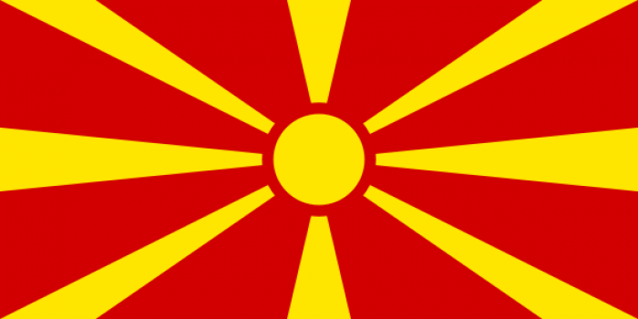 North Macedonia flag