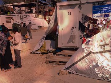 Coronavirus at a migration camp