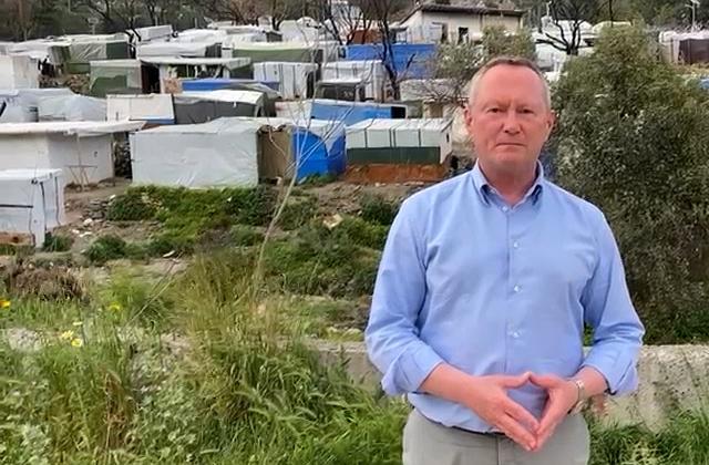 FRA Director at Vathy migration centre 