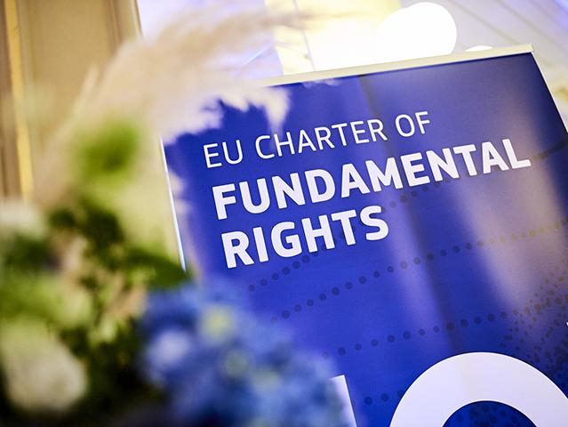 EU Charter of Fundamental Rights poster