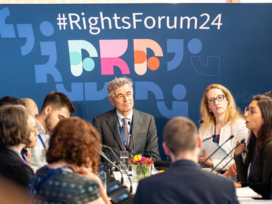 Round table discussion at FRA's Fundamental Rights Forum 2024